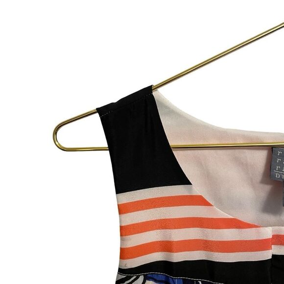 Rabbit Rabbit Rabbit Designs Sleeveless Floral A-Line Swing Dress Size 6 - Picture 3 of 6